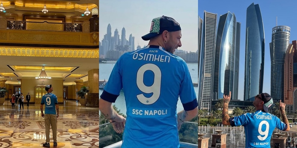 Osimhen alla conquista degli Emirati Arabi: ma è Clementino!