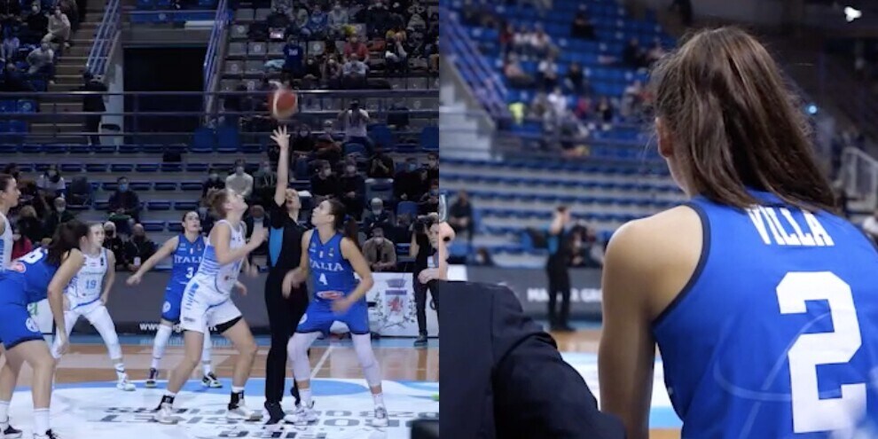 Matilde Villa, l'esordio con la maglia dell'Italia