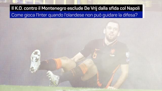 Inter, cosa fai senza de Vrij?