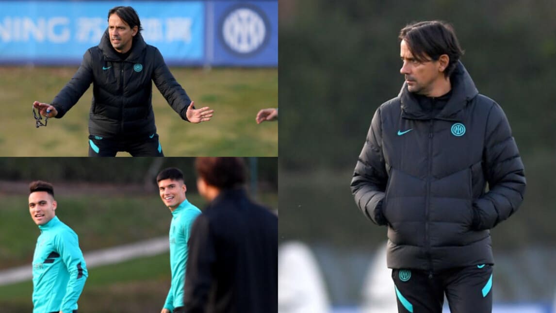 Inter, la grinta di Simone Inzaghi in vista del Napoli