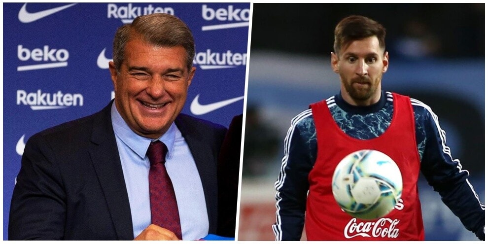 Barcellona, Laporta: “Ritorno di Messi e Iniesta? Non da calciatori“