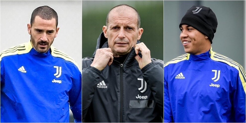 Juve, ultimo allenamento alla Continassa prima del Chelsea