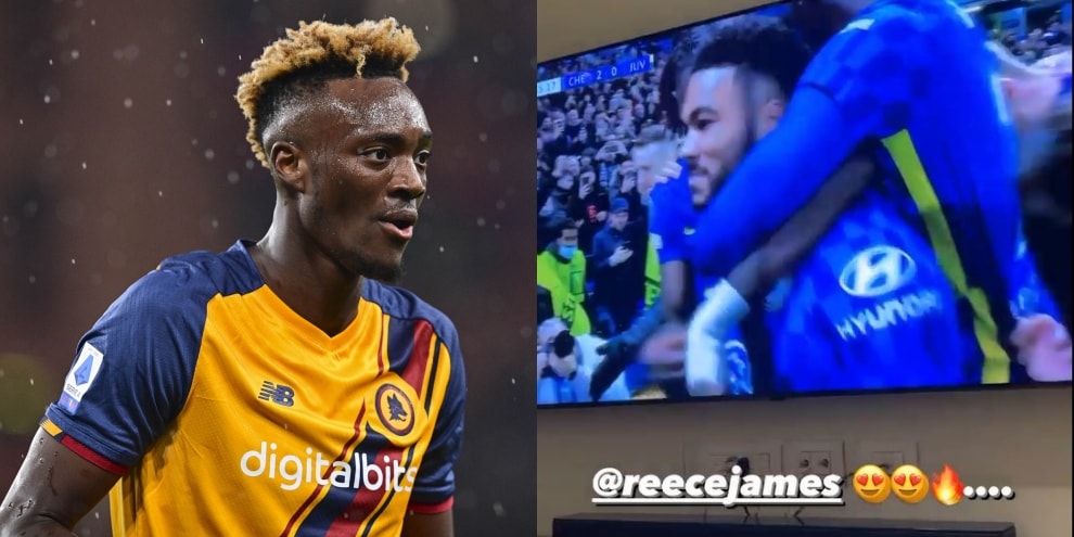 Roma, Abraham tifa Chelsea: l’esultanza al gol contro la Juve