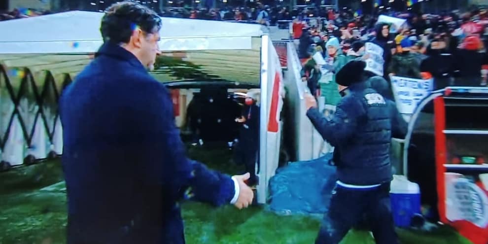 Spalletti come Simeone: il gesto polemico verso Rui Vitória