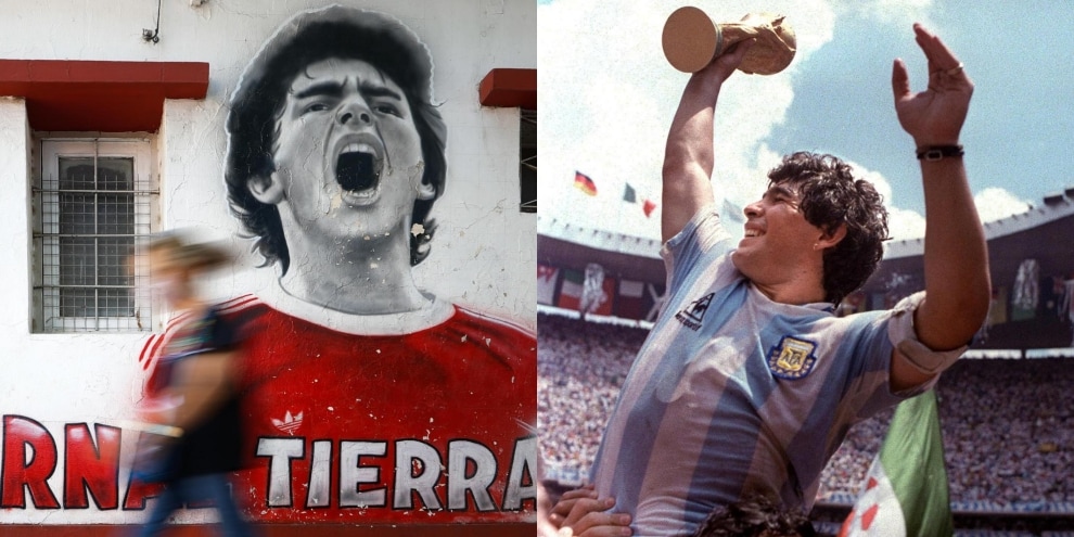 Maradona, il Paradiso e una scarpa