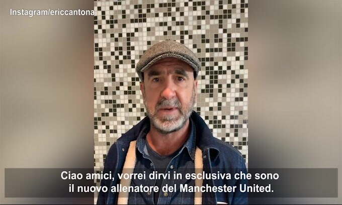 L'annuncio a sorpresa di Cantona: "Sono il nuovo tecnico dello United"