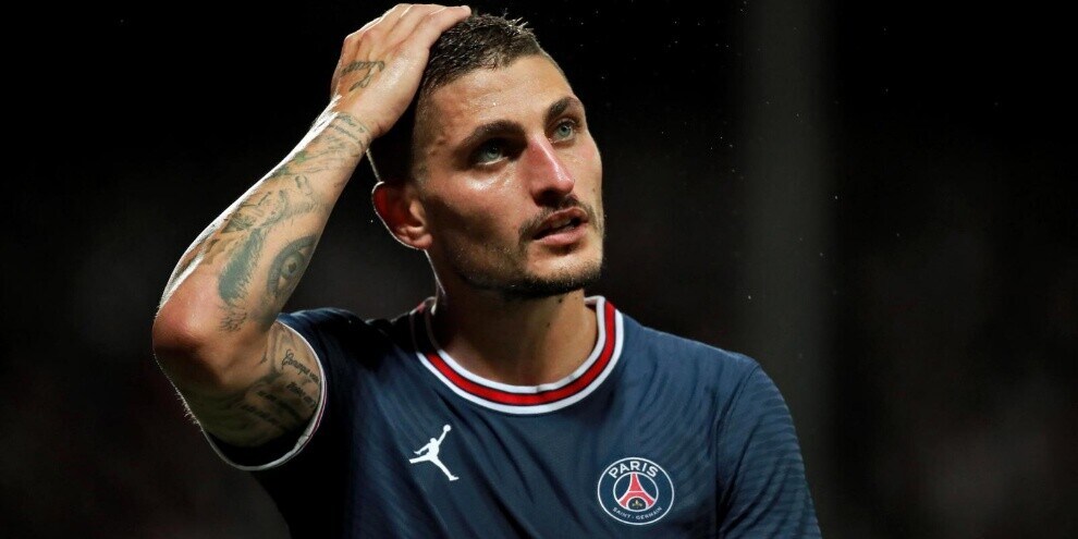 Psg, si ferma di nuovo Verratti: out per tre settimane