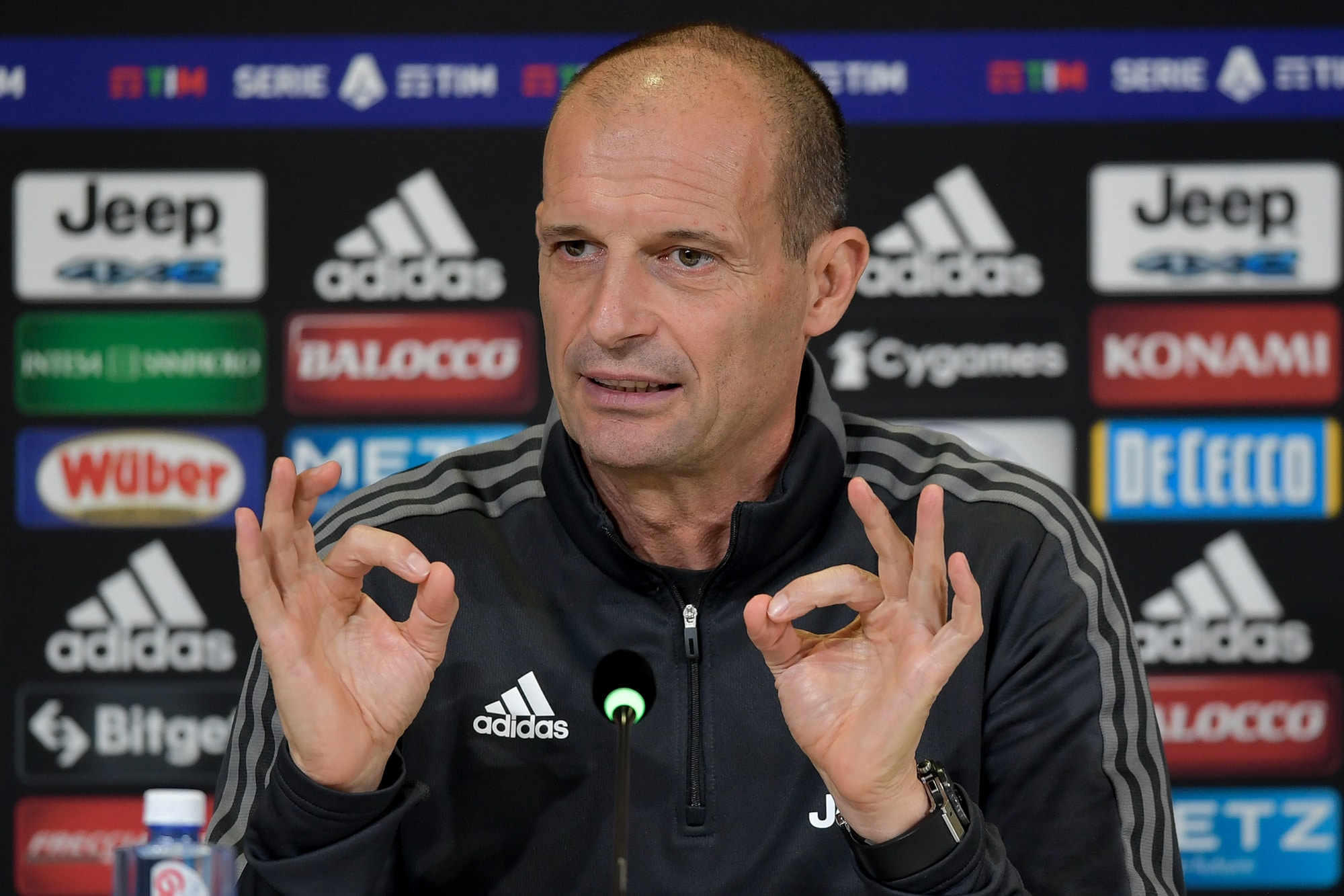 Juve-Inter, Allegri: “Dybala gioca, con la società siamo in linea su tutto“