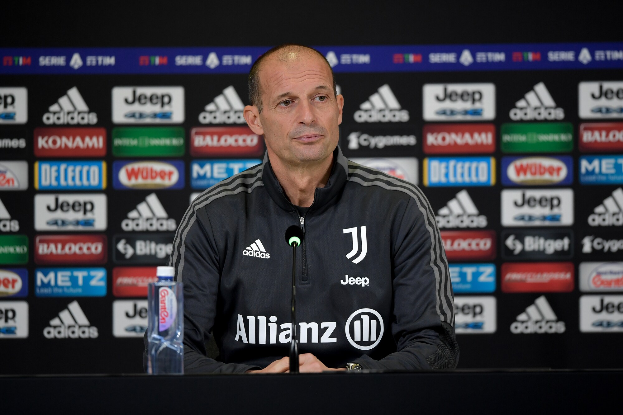 Bologna-Juve, Allegri: “Dybala indisponibile, Kulusevski in panchina“