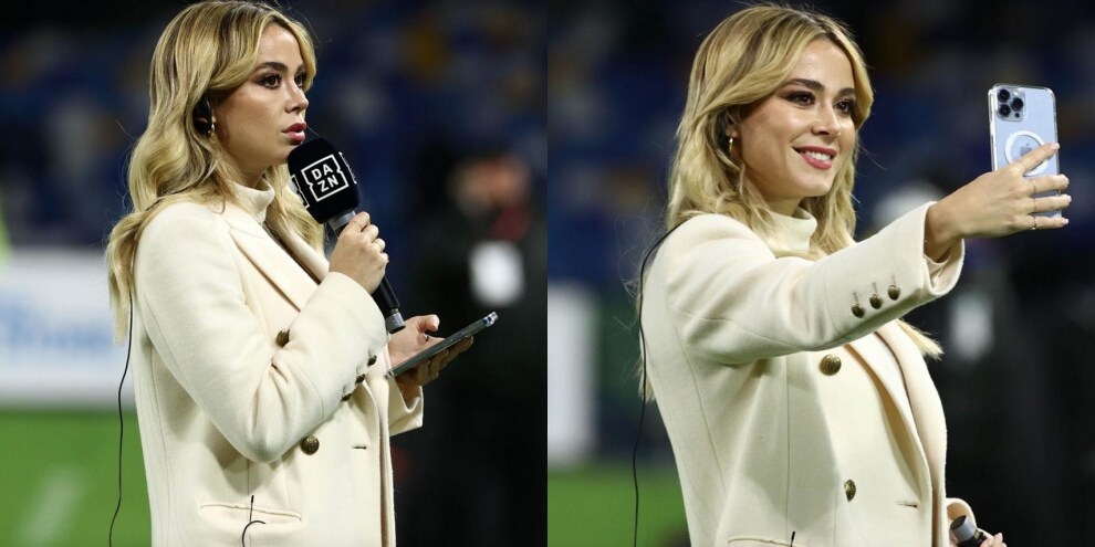 Diletta Leotta incanta allo stadio Maradona