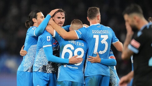 Napoli-Lazio 4-0: tabellino, statistiche e marcatori