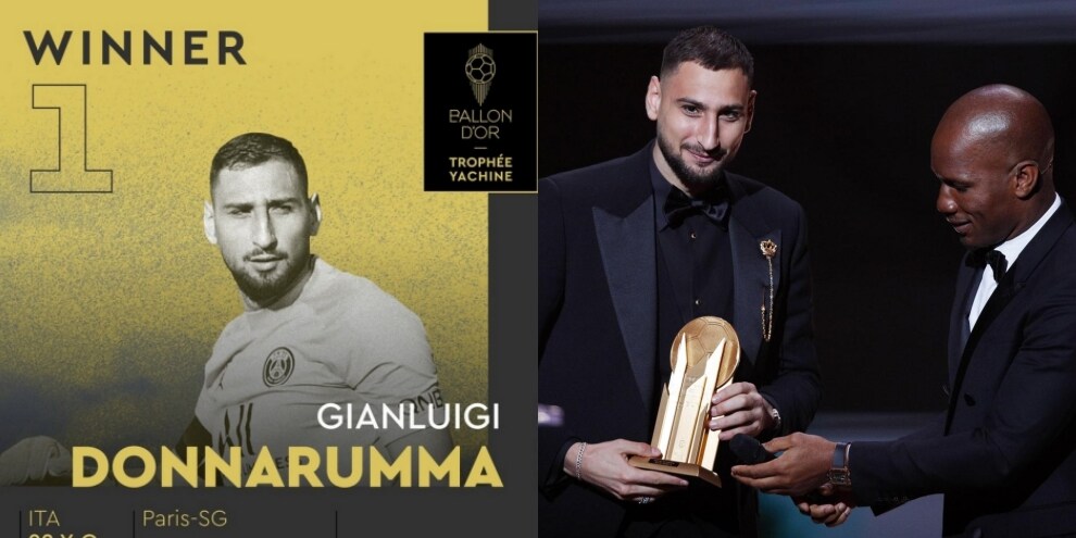 Donnarumma vince il premio Yashin: è lui il miglior portiere del 2021