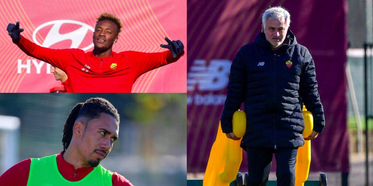 Roma, sole su Trigoria: Mou tuttofare, Smalling spera, Abraham sorride