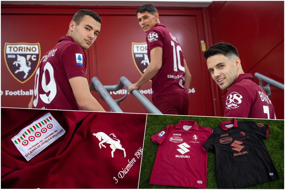 Il Torino festeggia 115 anni: maglia speciale contro l'Empoli