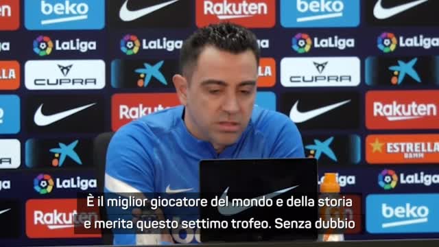 Xavi: "Pallone d'Oro a Messi? Giustizia calcistica"