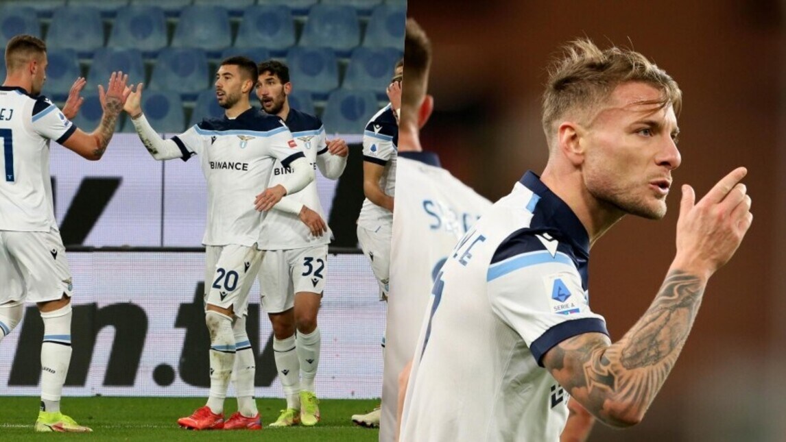 Lazio, così sì: Milinkovic e due volte Immobile, Sampdoria ko 3-1
