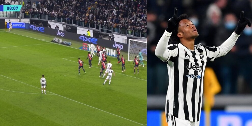 Cuadrado, che prodezza da calcio d'angolo! Il gol olimpico scatena lo Stadium