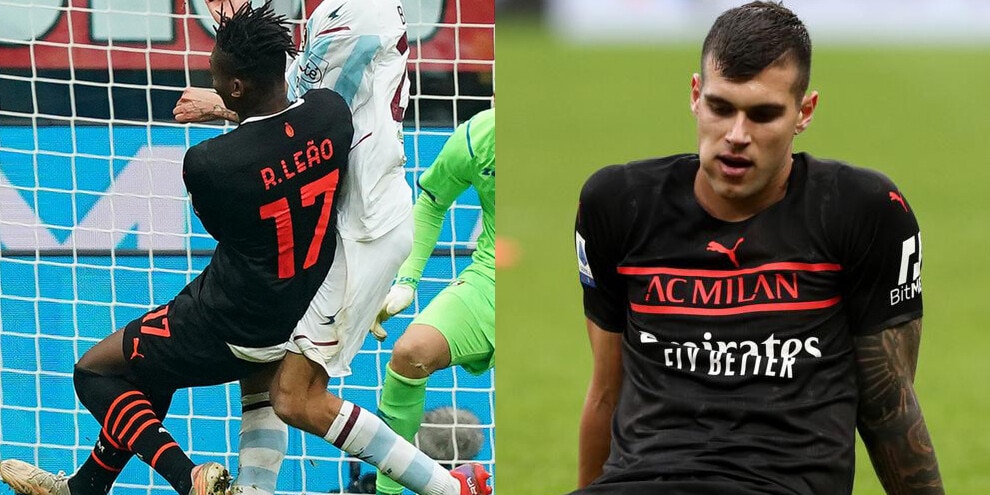 Milan, è ancora emergenza: si fermano Leao e Pellegri