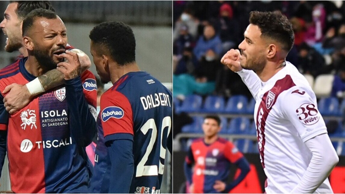 Joao Pedro, che rovesciata! Finisce 1-1 tra Cagliari e Torino