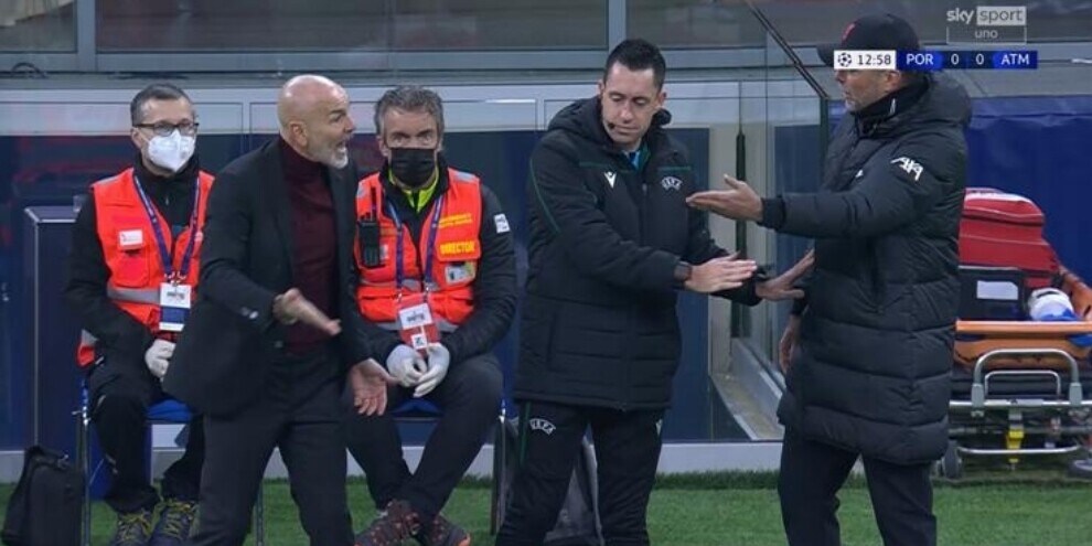 Milan-Liverpool, scintille fra Pioli e Klopp dopo uno scontro di gioco