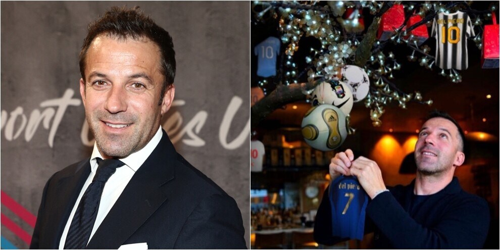 Del Piero, un albero di natale particolare con decorazioni speciali
