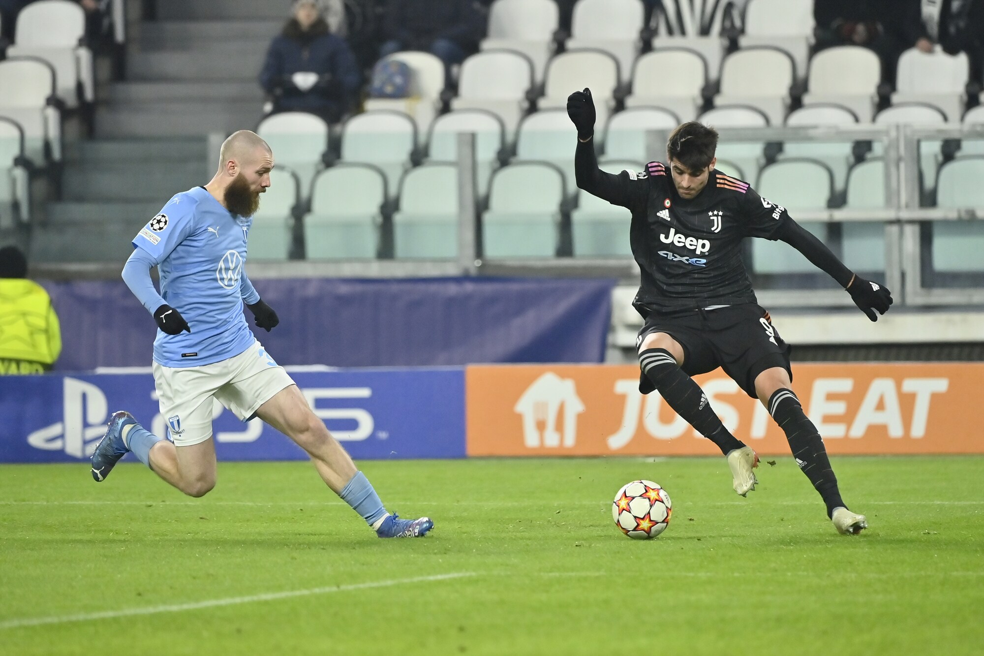 Juve-Malmoe 1-0: tabellino, statistiche e marcatori