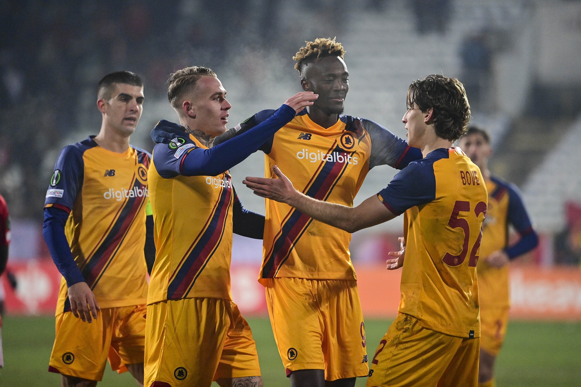 CSKA Sofia-Roma 2-3: tabellino statistiche e marcatori