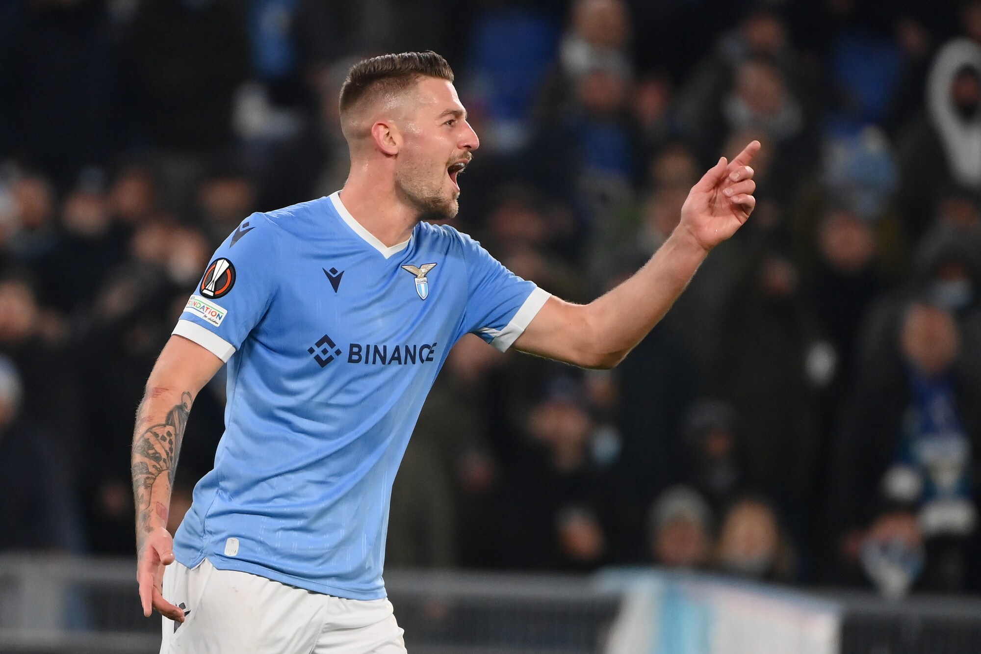 Lazio, Milinkovic: “Pensiamo già alle prossime super sfide. E Sarri mi piace...“