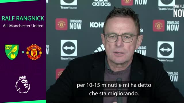 Rangnick: "Pogba fuori ancora un mese"