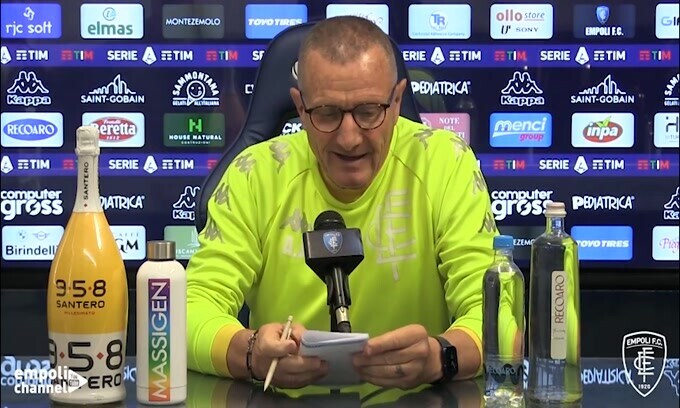 Andreazzoli: "Il Napoli? È una goduria per gli occhi"
