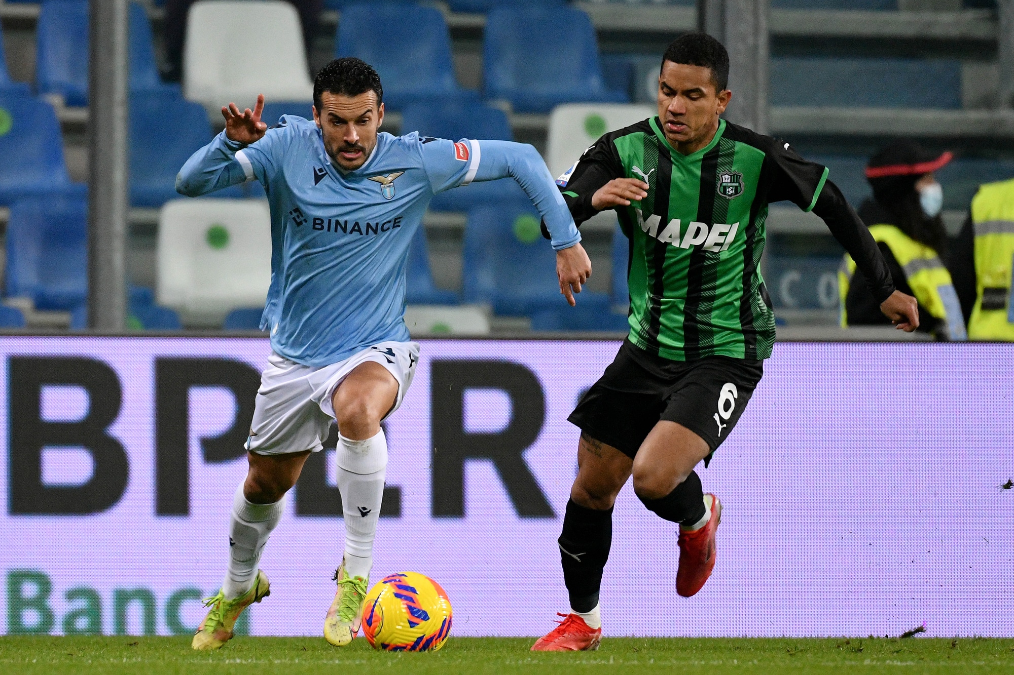 Sassuolo-Lazio, Pedro infortunato: probabile infortunio muscolare
