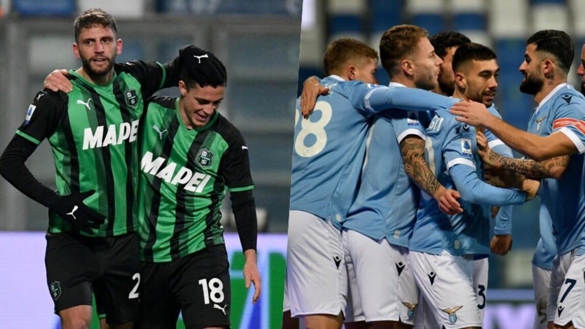 Lazio, altro ko: Zaccagni segna, Berardi-Raspadori fanno 2-1