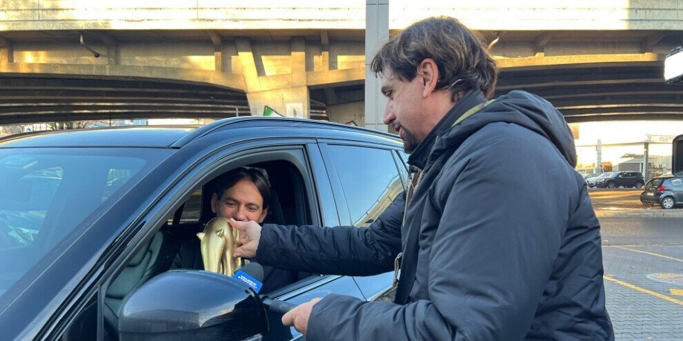Tapiro d’Oro a Inzaghi: “Diletta Leotta? Preferisco mia moglie”