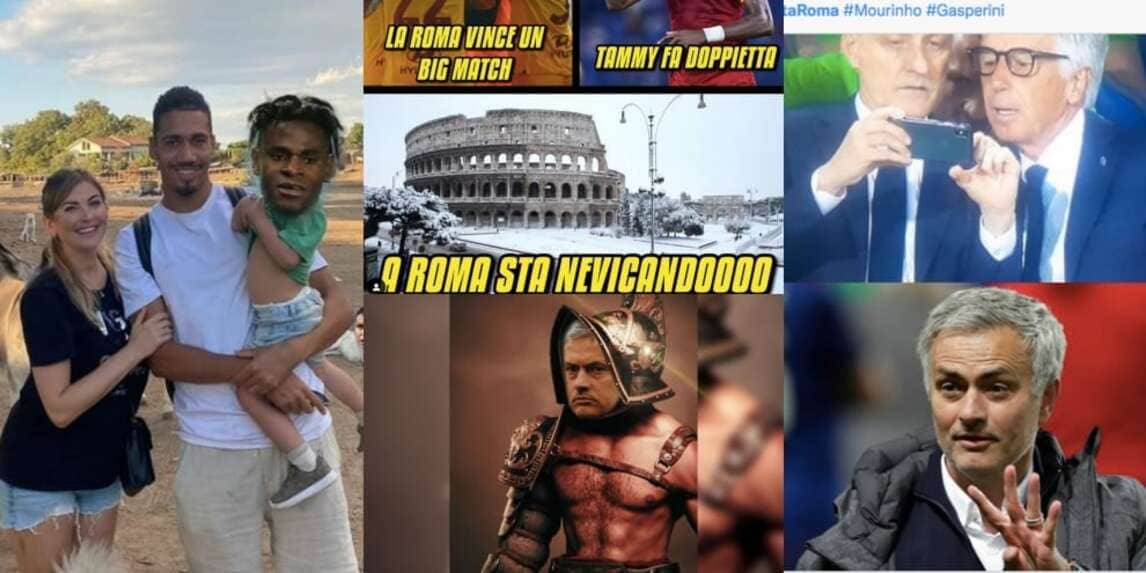 La Roma annienta l'Atalanta: i social si scatenano tra ironie e sfottò