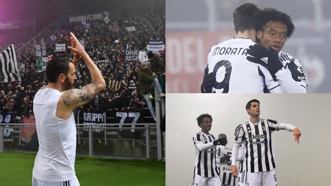 Bologna-Juve, le pagelle: Bonucci, Morata e Cuadrado al top