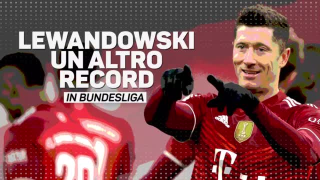 Inarrestabile Lewandowski, centrato un altro record