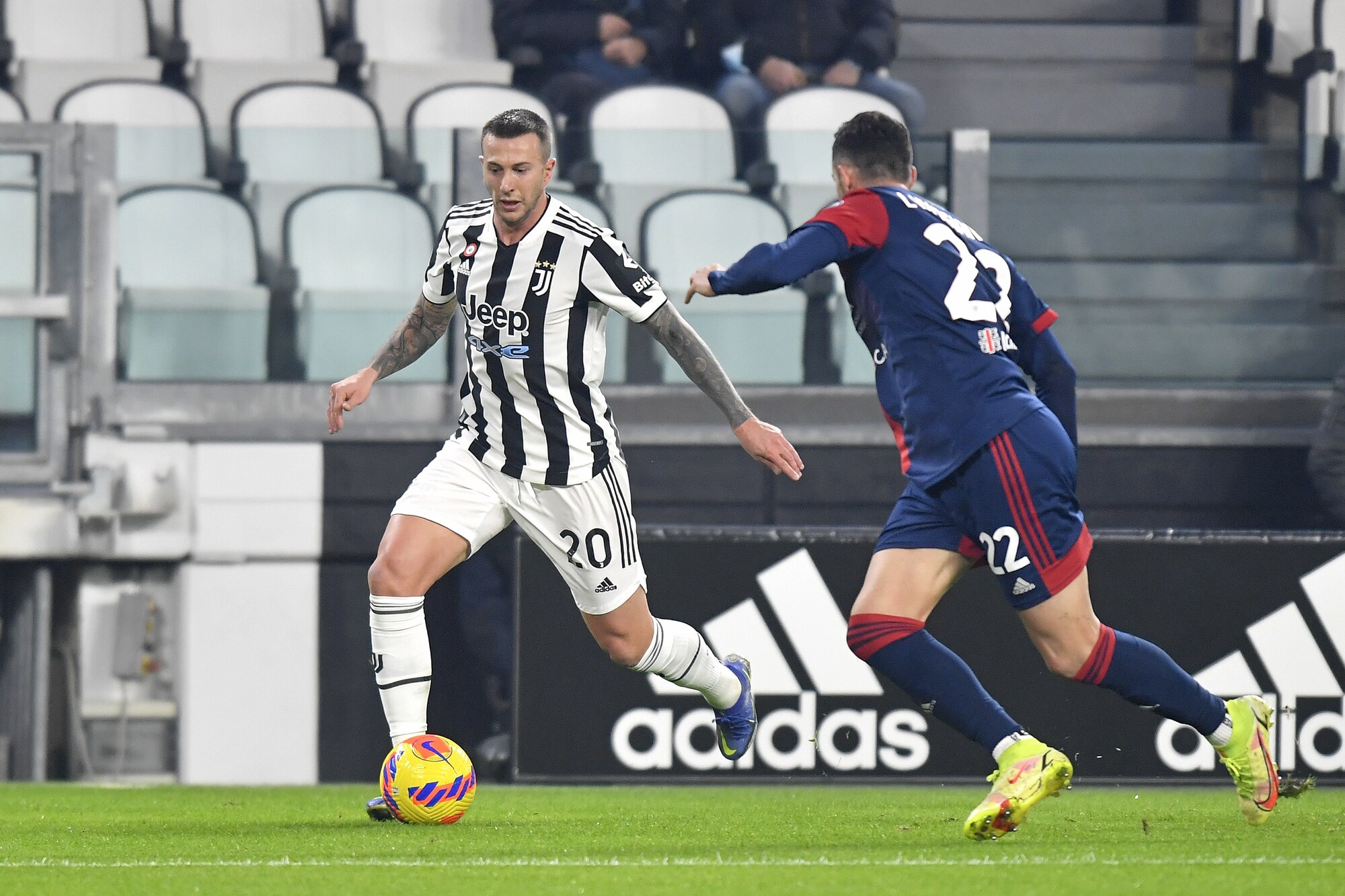 Juve-Cagliari 2-0: tabellino, statistiche e marcatori