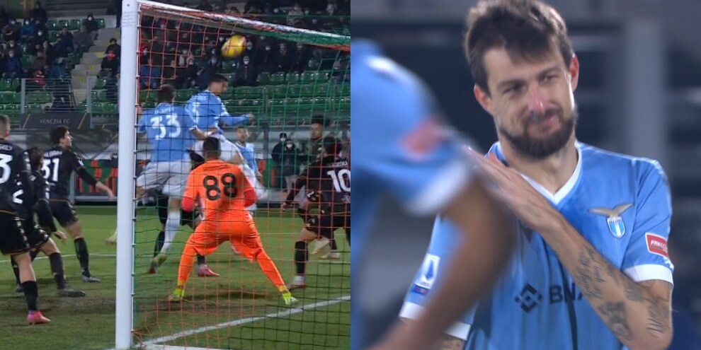Acerbi si assegna il gol da solo: il divertente siparietto in Venezia-Lazio