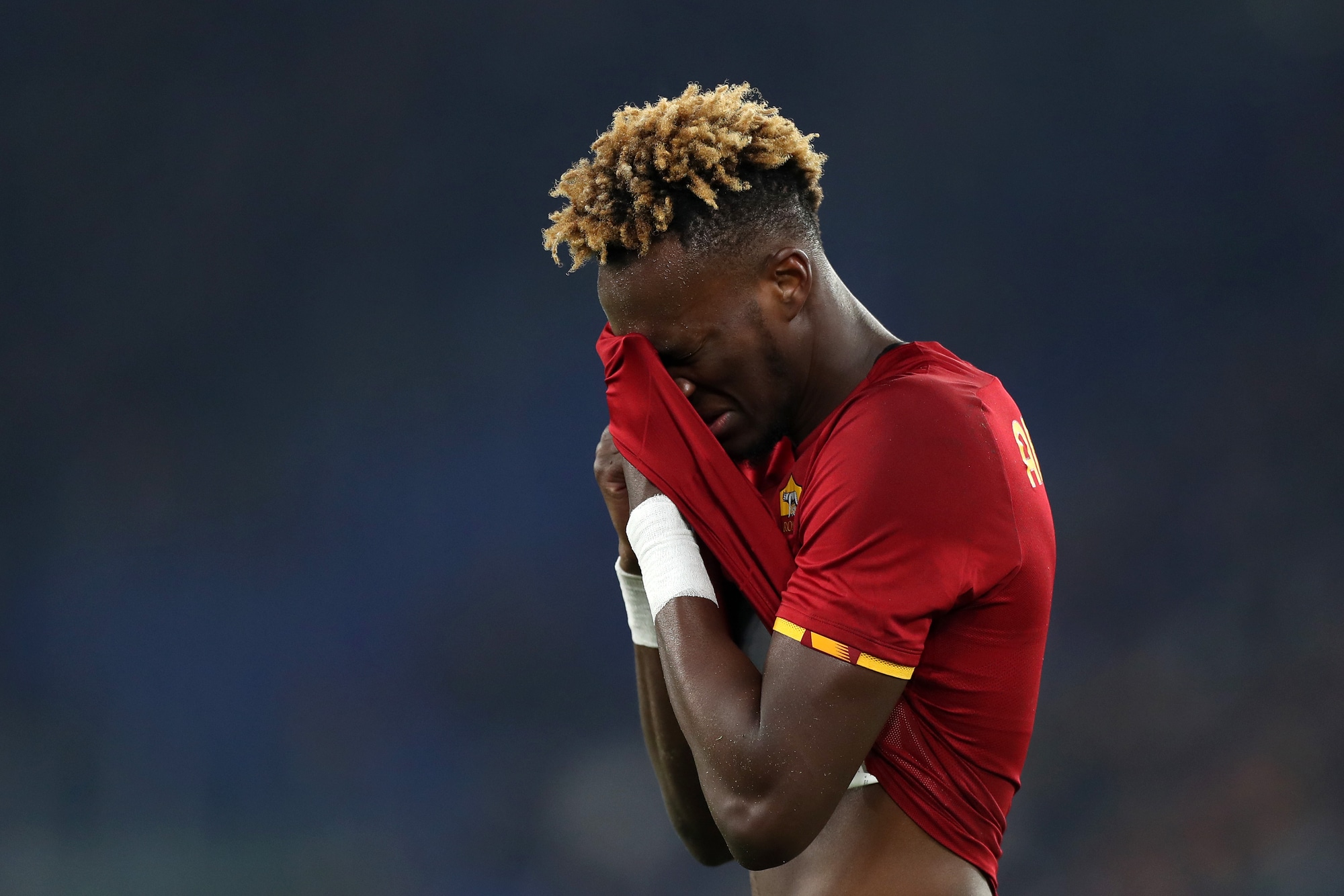 Abraham, infortunio durante Roma-Sampdoria: problema per Mourinho