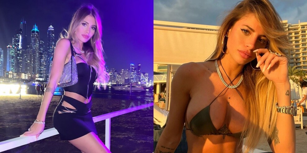 Chiara Nasti, mini bikini pericoloso a Dubai