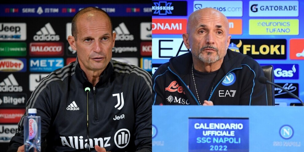 Allegri e Spalletti, la sfida inizia alla vigilia: conferenze in contemporanea