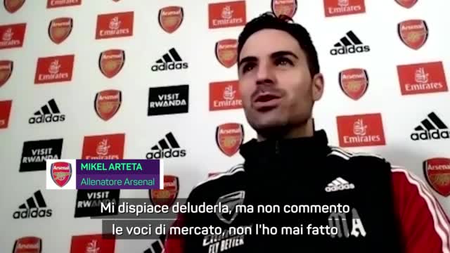 Arteta: "Vlahovic? Non parlo. Vogliamo il meglio"