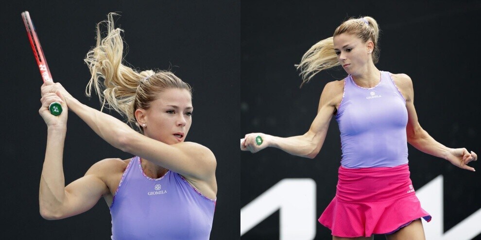 Australian Open, il completino di Camila Giorgi al debutto
