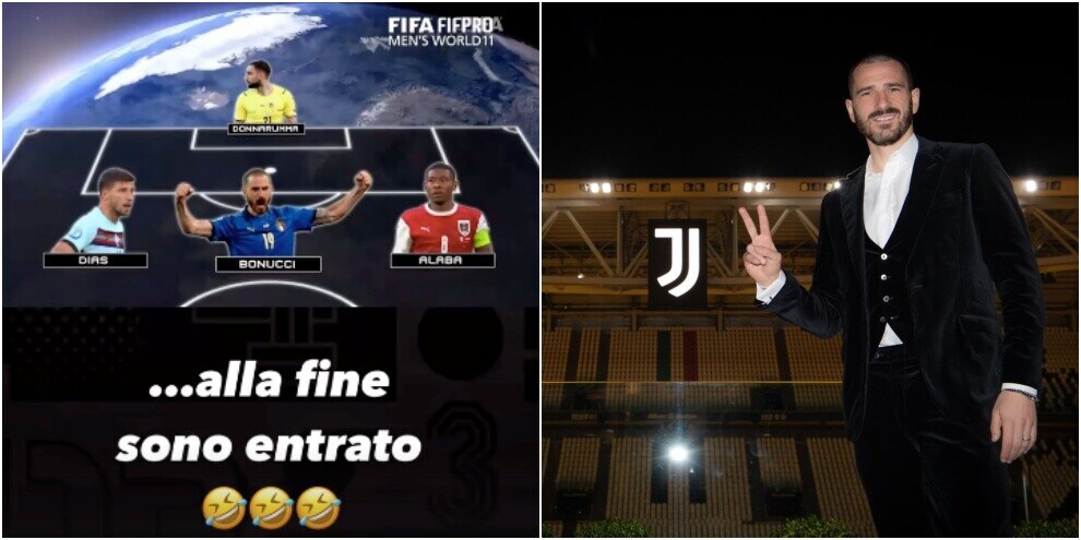 “Alla fine sono entrato“, l'ironia di Bonucci inserito nel Best 11 Fifa