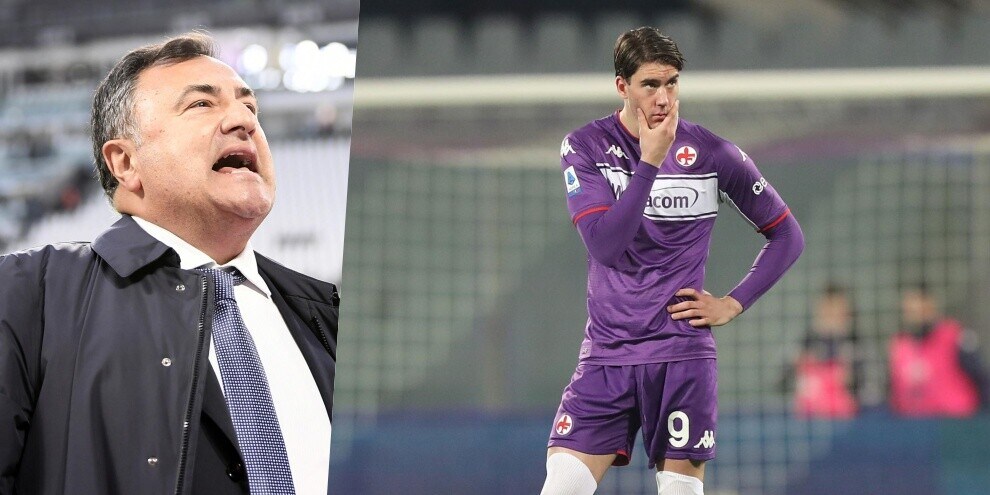 Fiorentina, Barone: “Nessuna offerta dalla Juve per Vlahovic“