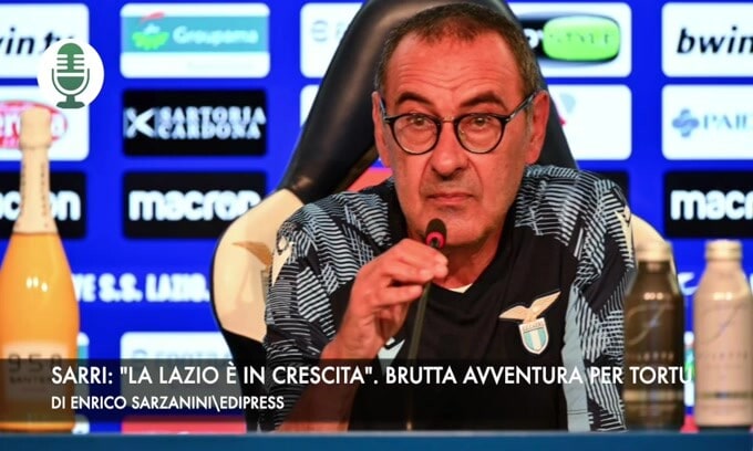 Sarri: "La Lazio è in crescita". Brutta avventura per Filippo Tortu