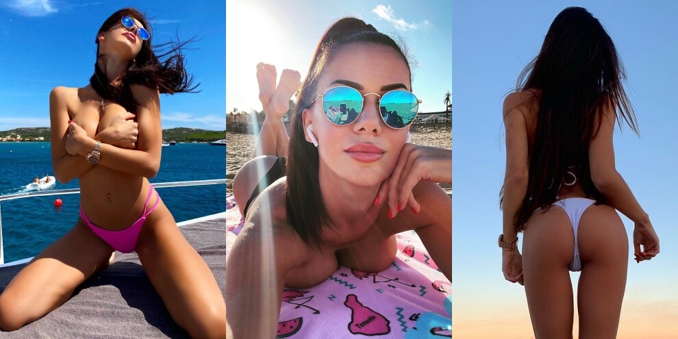 Erjona Sulejmani, estate infinita: topless da urlo alle Canarie!
