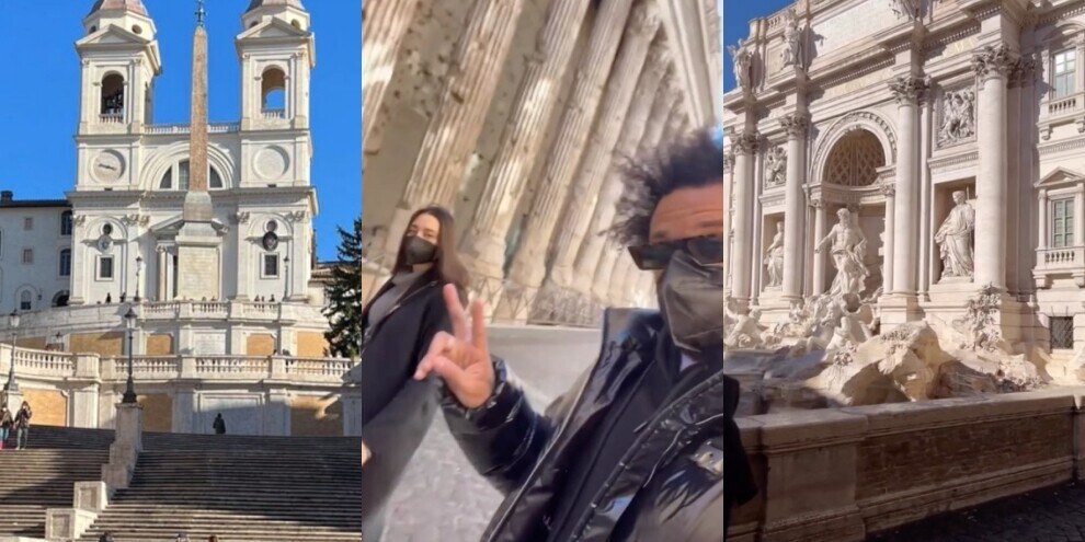Marcelo turista tra le bellezze di Roma