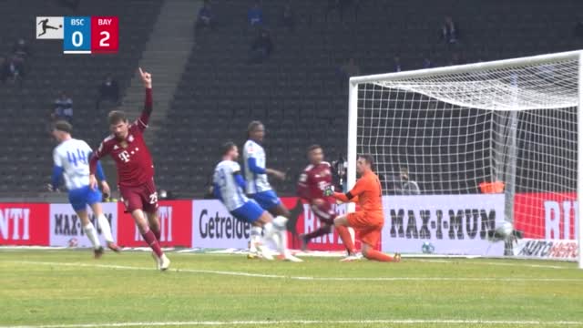 Uragano Bayern su Berlino: Tolisso, Müller, Sané e Gnabry firmano il 4-1 all'Hertha