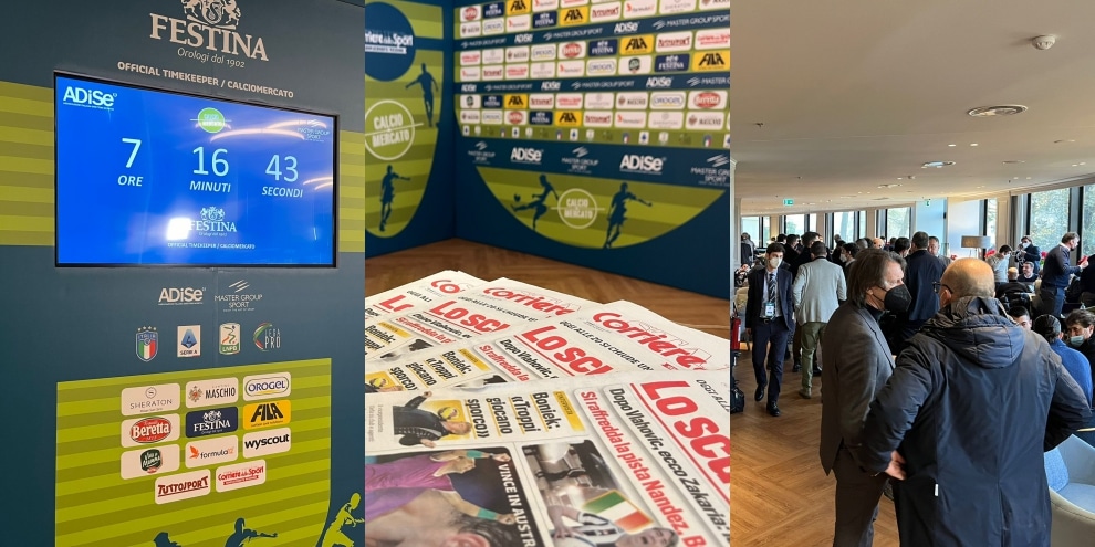 Ultimo giorno di calciomercato: le FOTO dall'Hotel Sheraton di Milano